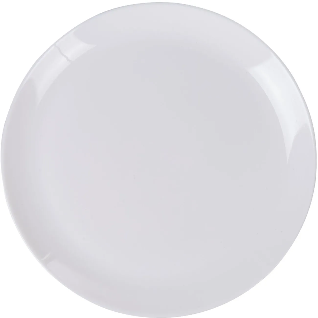 Assiette plate ronde Luminarc unie blanche Diwali|Gifi Hot