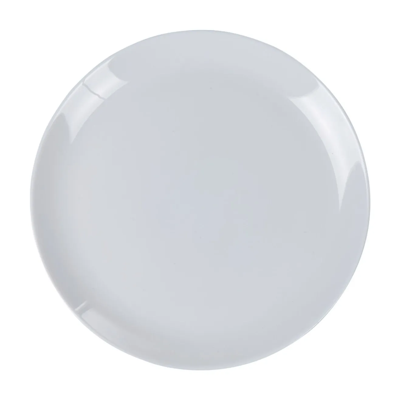 Assiette plate ronde Luminarc unie grise Diwali|Gifi Sale