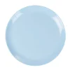 Assiette plate ronde Luminarc unie bleu clair Diwali|Gifi