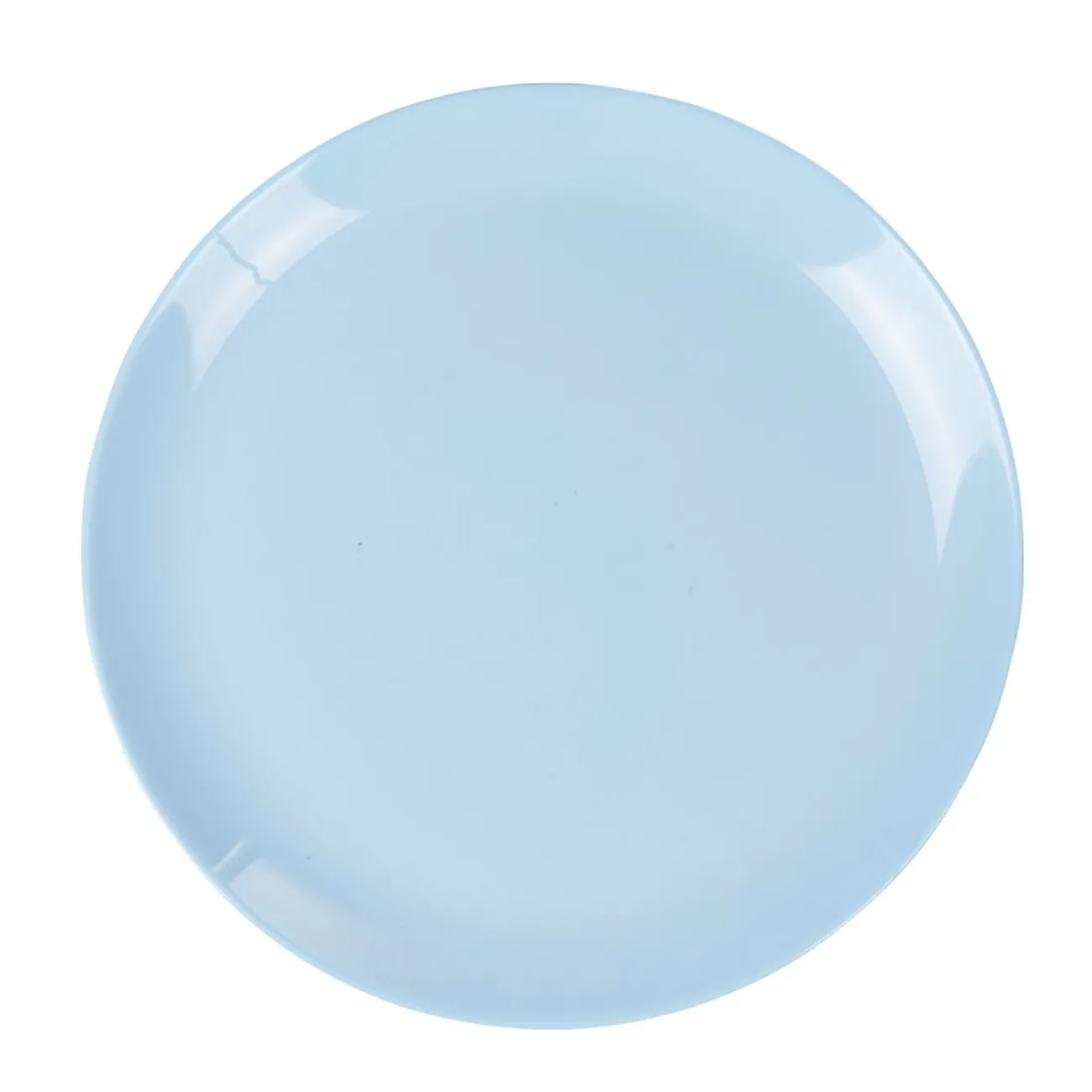 Assiette plate ronde Luminarc unie bleu clair Diwali|Gifi
