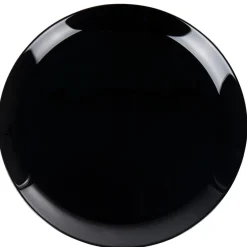 Assiette plate ronde Luminarc unie noire Diwali|Gifi Sale