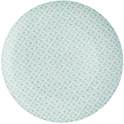 Assiette plate ronde motif géométrique 4 couleurs x4|Gifi Best