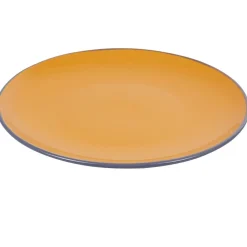 Best Assiette plate ronde orange et violet Vaisselle Et Accessoires De Table