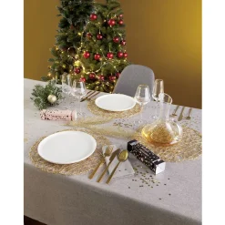 Assiette plate ronde Oslo blanche|Gifi Clearance