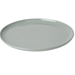 Assiette plate ronde Oslo vert d'eau|Gifi Best