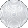 Assiette plate ronde Pampilles blanc transparent Ø 25 cm|Gifi Best