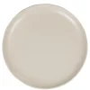 Assiette plate ronde uni taupe mat|Gifi Best