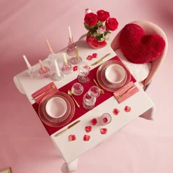 Assiette plate ronde verre transparent rebord doré Ø28cm|Gifi Sale