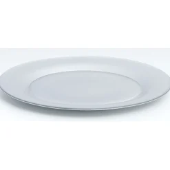 Assiette plate verre Zana argentée|Gifi Outlet
