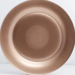 Assiette plate verre Zana cuivrée|Gifi Discount