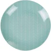 Assiette plate vert d'eau collection Crazy|Gifi Discount