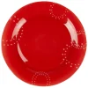 Assiette plate Zana rouge motifs étoiles blanches|Gifi Sale