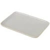 Assiette rectangulaire faïence gris 28,5x19,5cm|Gifi