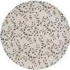 Assiette ronde fibre de bambou motif tiges et feuilles|Gifi Outlet