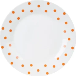 Assiette ronde plate faïence motif coeur|Gifi Hot