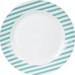 Assiette ronde plate faïence motif coeur|Gifi Hot