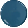 Assiette ronde plate Nordic porcelaine bleu|Gifi Hot