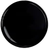Assiette ronde plate Nordic porcelaine noir|Gifi