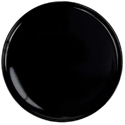 Assiette ronde plate Nordic porcelaine noir|Gifi