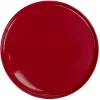 Assiette ronde plate Nordic porcelaine rouge|Gifi Outlet