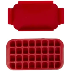 Bac à glaçons en plastique rouge|Gifi