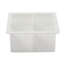 Bac à glaçons XXL 4 compartiments silicone blanc|Gifi Online