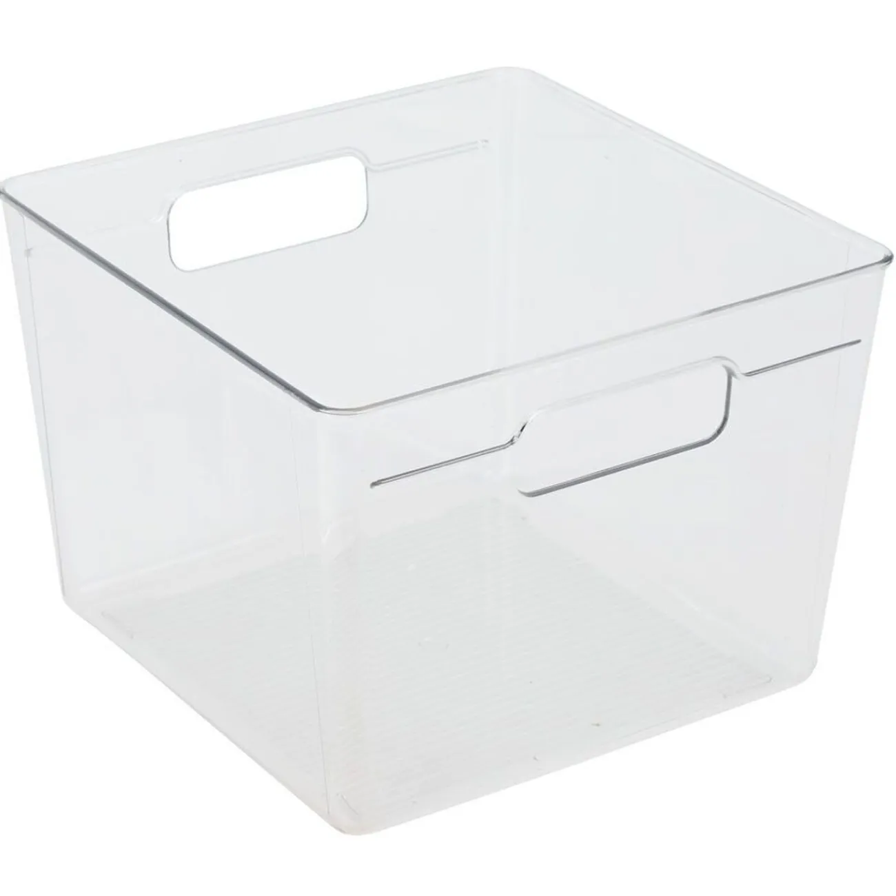 New Bac de rangement carré transparent pour frigo 5,5L Rangement De Cuisine