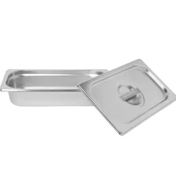 Outlet Bac inox avec couvercle préparation conservation L.32,5 cm Préparation Culinaire