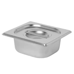 Outlet Bac inox avec couvercle préparation conservation L.7,5 cm Préparation Culinaire