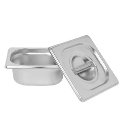 Outlet Bac inox avec couvercle préparation conservation L.7,5 cm Préparation Culinaire