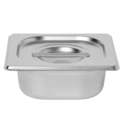 Outlet Bac inox avec couvercle préparation conservation L.7,5 cm Préparation Culinaire