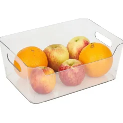 Online Bac rangement frigo 5L plastique transparent 27,2x18,7xH11cm Rangement De Cuisine