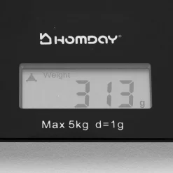 Clearance Balance de cuisine électronique et tactile noire Homday Préparation Culinaire