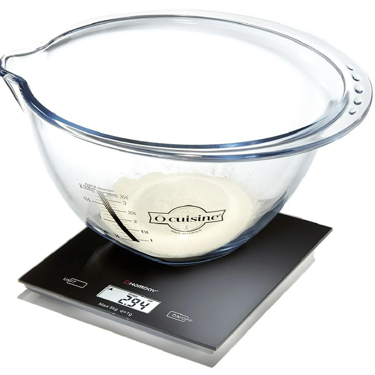 Clearance Balance de cuisine électronique et tactile noire Homday Préparation Culinaire