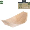 Barquette de présentation snacking bateau en bois x24|Gifi Sale