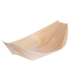Barquette de présentation snacking bateau en bois x24|Gifi Sale