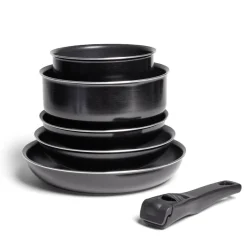 Online Batterie de cuisine 6 pièces aluminium noir Cuisson