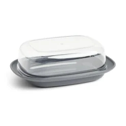 Discount Beurrier plastique sans BPA transparent ou gris 17,4x12,5xH6cm Préparation Culinaire