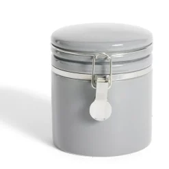 Sale Bocal en céramique avec clip en métal Ø10xH13cm Conservation Alimentaire