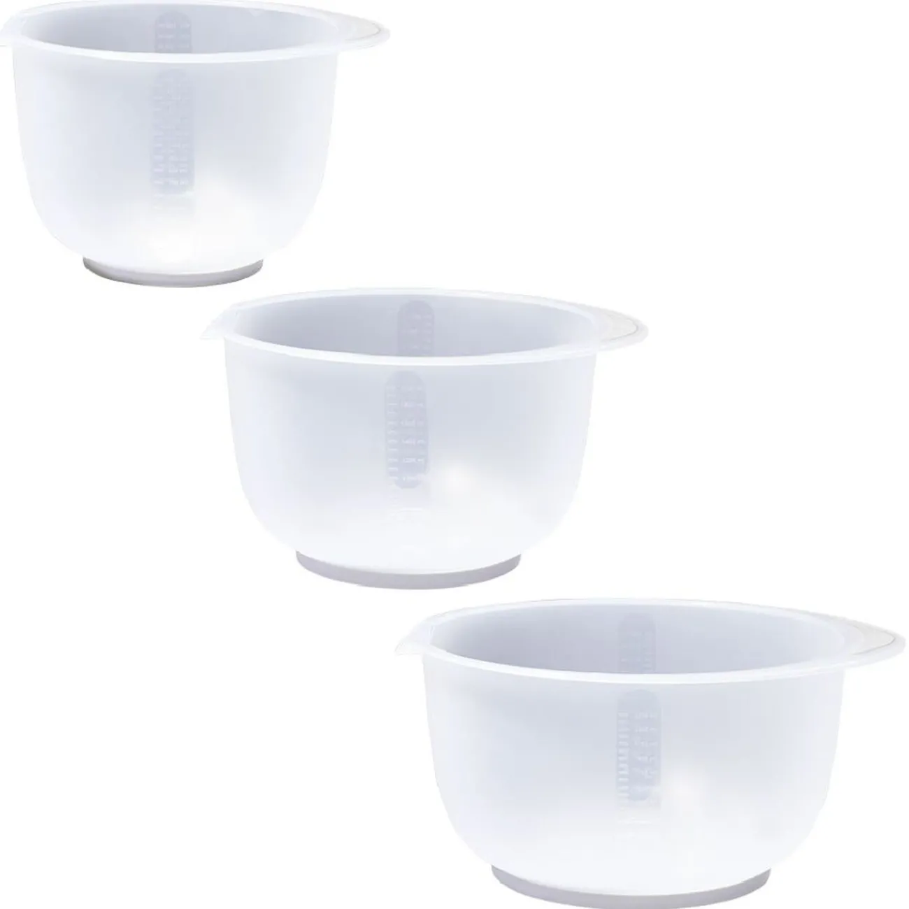 Hot Bol à mixer antidérapant x3 transparent Préparation Culinaire