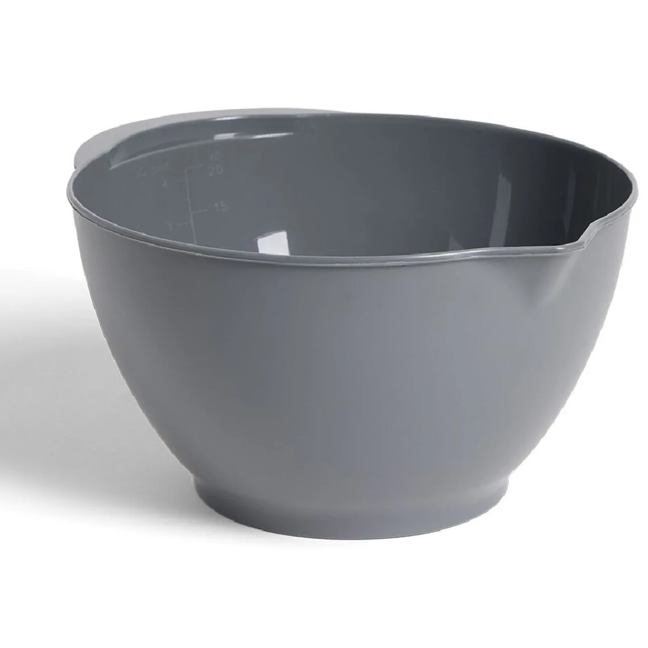 Clearance Bol à mixer en plastique gris 2,4L - Ø20xH11,5cm Préparation Culinaire