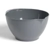 Clearance Bol à mixer en plastique gris 1,2L - Ø17,5xH8cm Préparation Culinaire