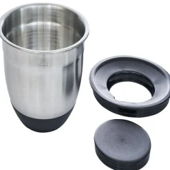 Outlet Bol à mixer inox avec base silicone et 3 râpes Ø22xH11,2cm Préparation Culinaire