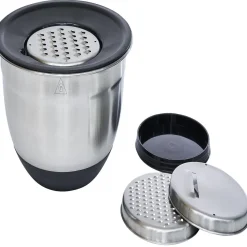 Outlet Bol à mixer inox avec base silicone et 3 râpes Ø22xH11,2cm Préparation Culinaire