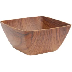 Sale Bol carré 12x12cm marron Rangement De Cuisine