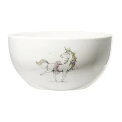 Sale Bol en porcelaine blanc pour enfant motif licorne Ø14xH7cm Vaisselle Et Accessoires De Table
