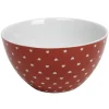Sale Bol rouge design coeurs blancs Vaisselle Et Accessoires De Table