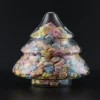 Best Bonbonnière en verre forme sapin Ø19,5xH28cm Conservation Alimentaire