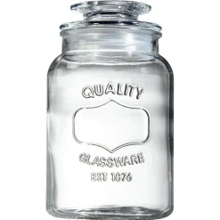 Sale Bonbonnière en verre 1,5L Conservation Alimentaire