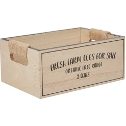 Best Boîte à oeufs en bois Conservation Alimentaire